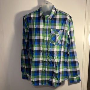 Ecko Unlimited Checkered long sleeve. Brand new - never worn, with tags.
